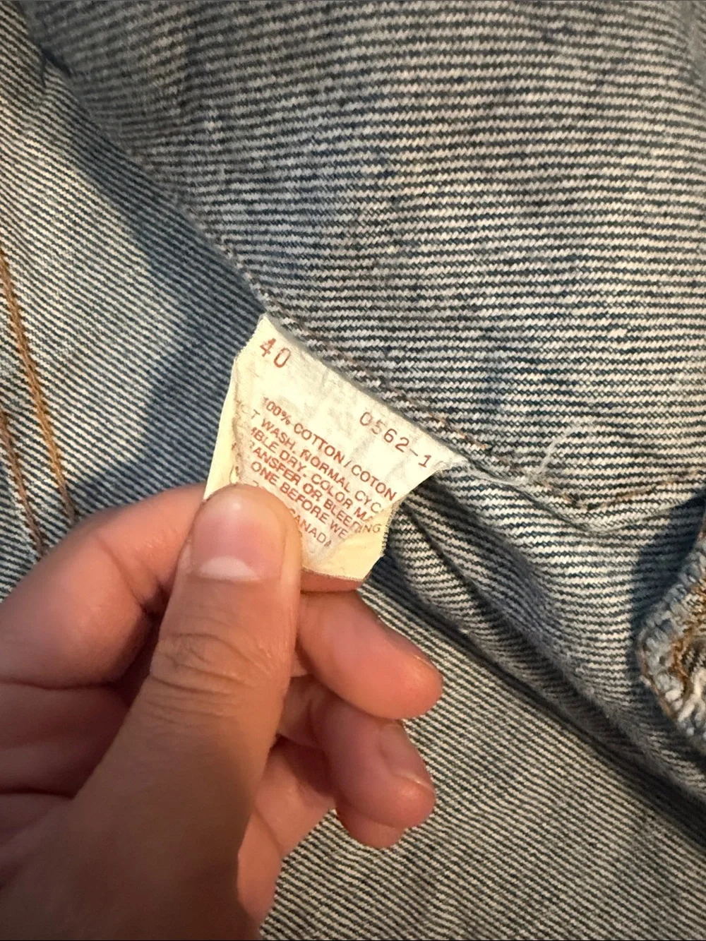 Vintage 80’s Levi’s 70506-0216 Denim Trucker Jacket
